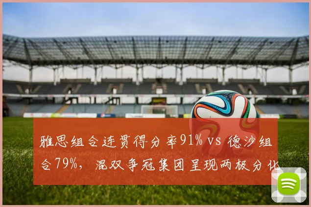 雅思组合连贯得分率91% vs 德沙组合79%，混双争冠集团呈现两极分化